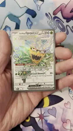 Pokemon Teal Mask Ogerpon ex 166 SV Promo Ultra Rare Holo -near mint - Image 2