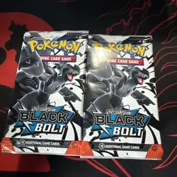 30x Pokemon Black Bolt Booster Pack TCG Sealed Loose Packs - Image 1