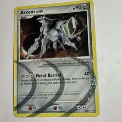 Pokemon TCG Arceus AR9 Arceus Holo Rare Metal Barrier Basic 90 HP English 1 Card - Image 3
