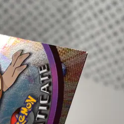 Raticate #20 Topps Pokemon 1999 TV Animation Edition Blue Label FOIL LP - Image 2