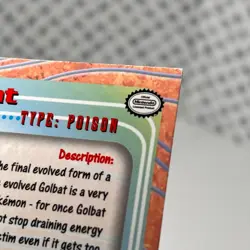 Golbat #42 Topps Pokemon 1999 TV Animation Edition Blue Label FOIL LP - Image 3