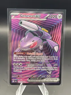 Pokemon TCG Genesect ex 161/086 SV Black Bolt Ultra Rare - Image 1