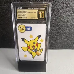 CGC Pristine 10 1st Place Pikachu Taruka Second Round #2025 Japanese - Image 1