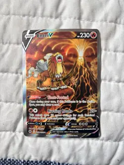 Entei v Crown Zenith Galarian Gallery Holo Ultra Rare Pokemon TCG GG36/GG70 - Image 1