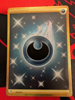 Pokemon Darkness Energy (Secret) 236/203 SWSH07: Evolving Skies Holo - Image 1