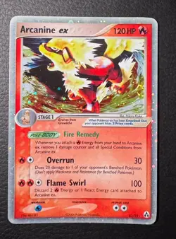 Arcanine ex 83/92 - Legend Maker Holofoil Lightly Played Holofoil - Image 1