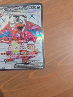 Pokemon TCG Obsidian Flames Charizard EX 215/197 Ultra Rare - Image 3