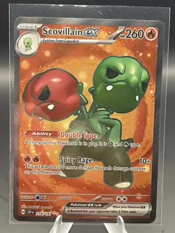 Pokemon Scovillain ex 216/191 Surging Sparks Ultra Rare Full Art Holo - Image 1