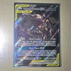 Pokemon Umbreon & Darkrai GX TAG TEAM SM241 Sun & Moon Promo Holo - Image 1