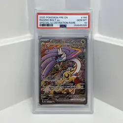 Raging Bolt ex #166 2025 Pokemon Pre En SIR Gem Mt PSA 10 illustration Rare - Image 4