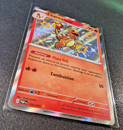 Pokemon TCG Charmeleon Scarlet & Violet: Paldean Fates 110/091 Holo Shiny Rare - Image 2