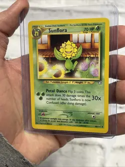 Pokemon Vintage Vtg Pokemon Regular Sunflora - 50/111 Uncommon Unlimited NM/MT - Image 2