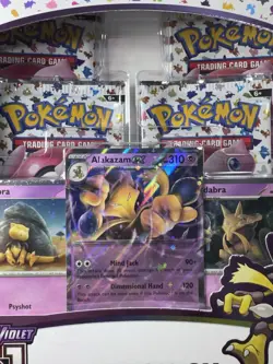 Factory Sealed Pokemon Scarlet & Violet 151 Alakazam ex Collection Box TCG - Image 2