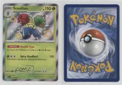 Shiny Rare - Scovillain Pokemon Scarlet & Violet Paldean Fates #107 - Image 3