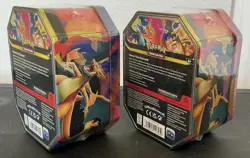 Pokemon TCG - Mega Charizard X and Y Tins Set of 2 New Sealed - Image 3