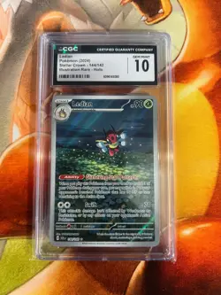 Ledian 144/142 Stellar Crown English CGC Graded 10 Pokemon TCG - Image 1