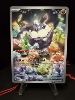 Pokemon Carbink 242/217 Ascended Heroes Set Rare Full Art Holo - Image 1