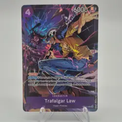 Bandai One Piece Trafalgar Law P-093 Blocker On Play 4 Cost 6000 Power - Image 1