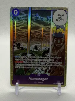 Mamaragan OP15-078 - Adventure on Kami's Island Super Rare Foil One Piece Card - Image 1