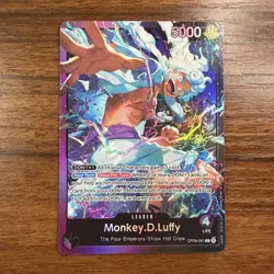 • Monkey.D.Luffy • OP09-061 SR Leader Starter Deck 26 Holo Foil One Piece TCG NM - Image 2