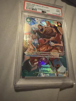 One Piece CCG 2025 Urouge OP07-021 Royal Blood SP Alternate Art Foil PSA 10 - Image 1