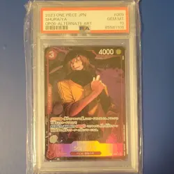2023 One Piece JPN Shuraiya OP06 Alternate Art PSA 10 #009 - Image 1