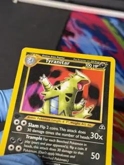 Pokemon Tyranitar 1st Edition Neo Discovery 31/75 Unlimited Edition Regular Card - Image 4