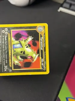 Pokemon Tyranitar 1st Edition Neo Discovery 31/75 Unlimited Edition Regular Card - Image 5