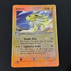 2003 Jolteon Sandstorm Reverse Holo Rare #6/100 Pokemon Card *MP* - Image 1