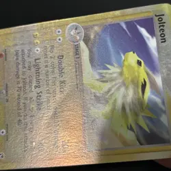 2003 Jolteon Sandstorm Reverse Holo Rare #6/100 Pokemon Card *MP* - Image 3