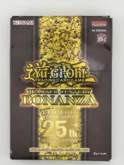 ✨Yu-Gi-Oh! 25th Quarter Century BONANZA Box, Trading Card Game, Factory Sealed!✨ - Image 1