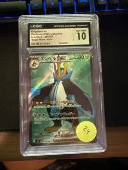 🔱🔱 CGC 10 Empoleon ex 099/080 Inferno X Super Rare Holo Japanese Pokemon Card - Image 1