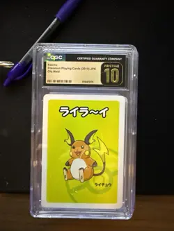 RAICHU OLD MAID PLAYING CARD 2019 JAPANESE CGC 10 PRISTINE - Image 1