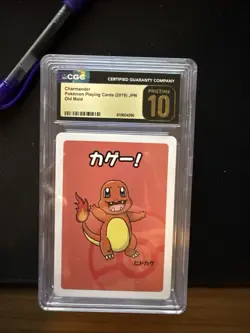 Pokemon Charmander Old Maid Playing Card CGC 10 Pristine Japanese - Image 1