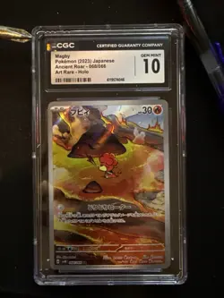 CGC 10 Magby 068/066 AR Art Rare Ancient Roar sv4K Pokemon Card Gem Mint - Image 1