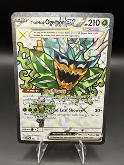 Teal Mask Ogerpon ex 166 Sv: Scarlet & Violet Promo Cards Holo VLP - Image 1