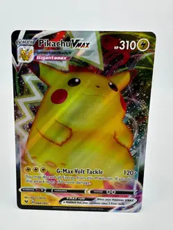 Pikachu Vmax 044/185 2020 Vivid Voltage Ultra Rare Pokemon Card - Image 1