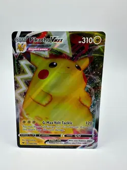 Pikachu Vmax 044/185 2020 Vivid Voltage Ultra Rare Pokemon Card - Image 4