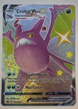 Crobat VMAX SWSH099 Sword & Shield Promo Card Holo NEAR MINT - Image 1