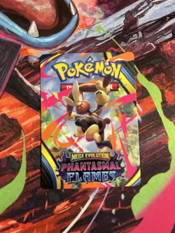 Mega Lopunny Trainer Tips Card Pokemon TCG: Phantasmal Flames - Build Battle Dec - Image 1