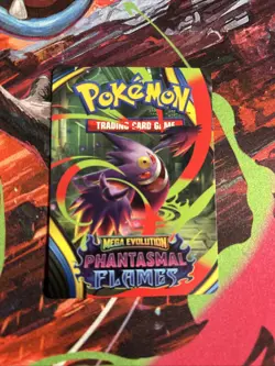 Phantasmal Flames Mega Gengar Trainer Tip Card - Build Battle Deck - Pokemon TCG - Image 1