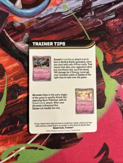 Phantasmal Flames Mega Gengar Trainer Tip Card - Build Battle Deck - Pokemon TCG - Image 2
