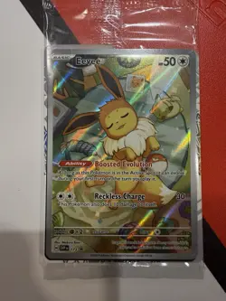 Pokemon TCG Eevee #173 Scarlet & Violet Promo Holo ETB card Sealed - Image 1