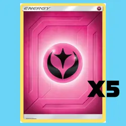 5x Fairy Energy Pokemon Cards - 2019 Sun & Moon - Near Mint/Pack Fresh - Image 1