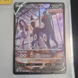 Pokemon Umbreon V TG22/TG30 Full Art Single Strike Ultra Rare Holo Card - Image 1