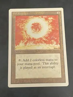 Sol Ring Revised Edition MTG Magic the Gathering Card LP - Image 1