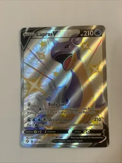 Shiny Lapras V SV110/SV122 Shining Fates Pokemon Card Rare Pack Fresh ￼ - Image 1