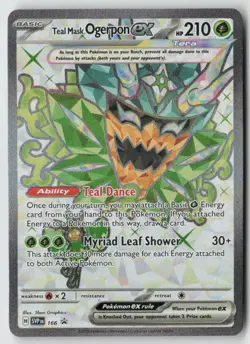 Teal Mask Ogerpon ex - 166 - SV: Scarlet & Violet Promo Cards Holofoil- PTCG - Image 1
