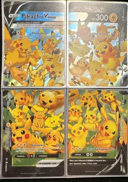 Pikachu V-Union [Set of 4] SWSH: Sword & Shield Promo Cards Holo - Image 1