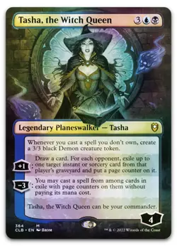 Tasha, the Witch Queen (Borderless) #364 (Foil) (NM) Baldur's Gate CLB Magic MTG - Image 1